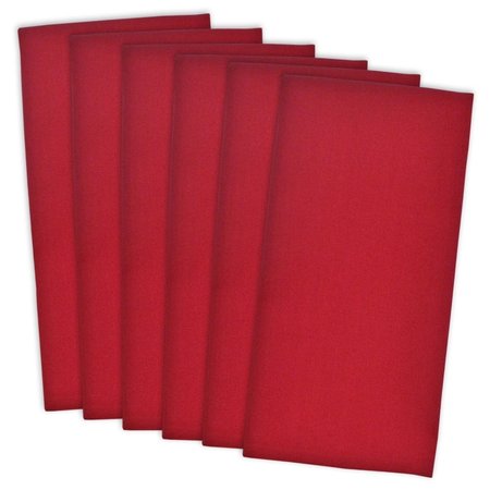 FASTFOOD Tango Red Flat Woven Dishtowel Set FA2567416